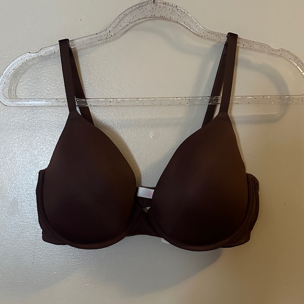 Victorias Secret Pink 34DD Brown Wear Everywhere T Shirt Bra